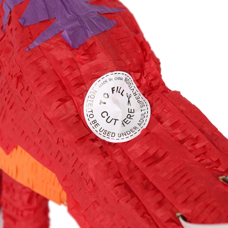 T-Rex Pinata & Blindfold Set - Red - By Fax Potato