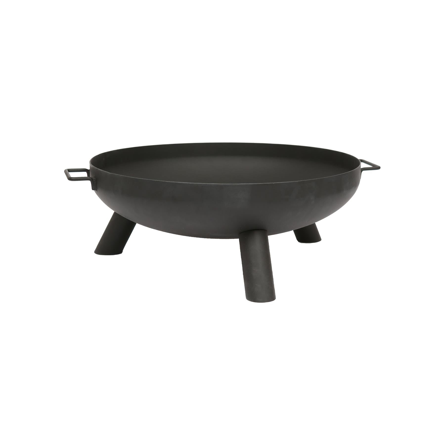 Round Iron Fire Pit - 59.5cm - Black