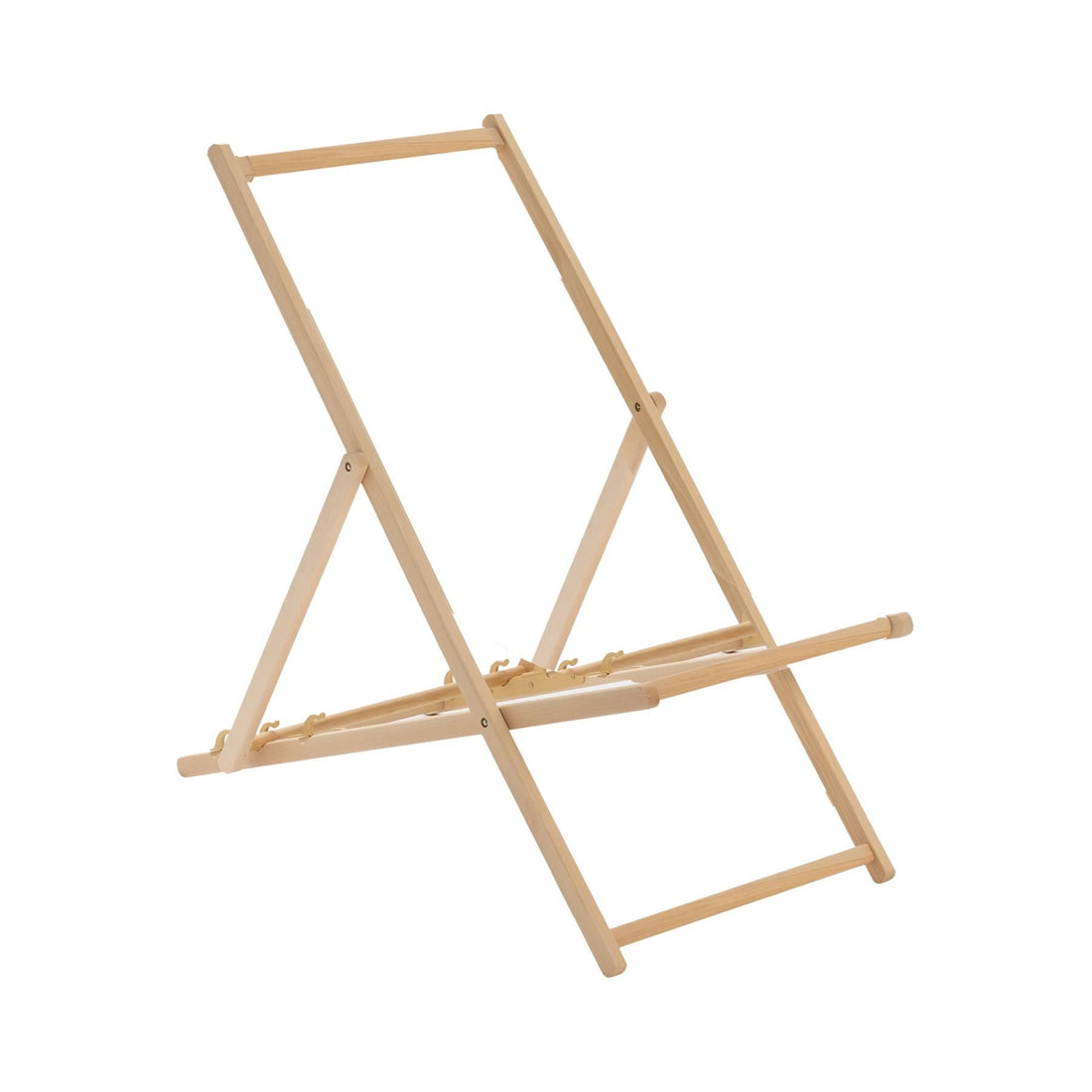 Folding Wooden Deck Chair Frame - By Harbour Housewares