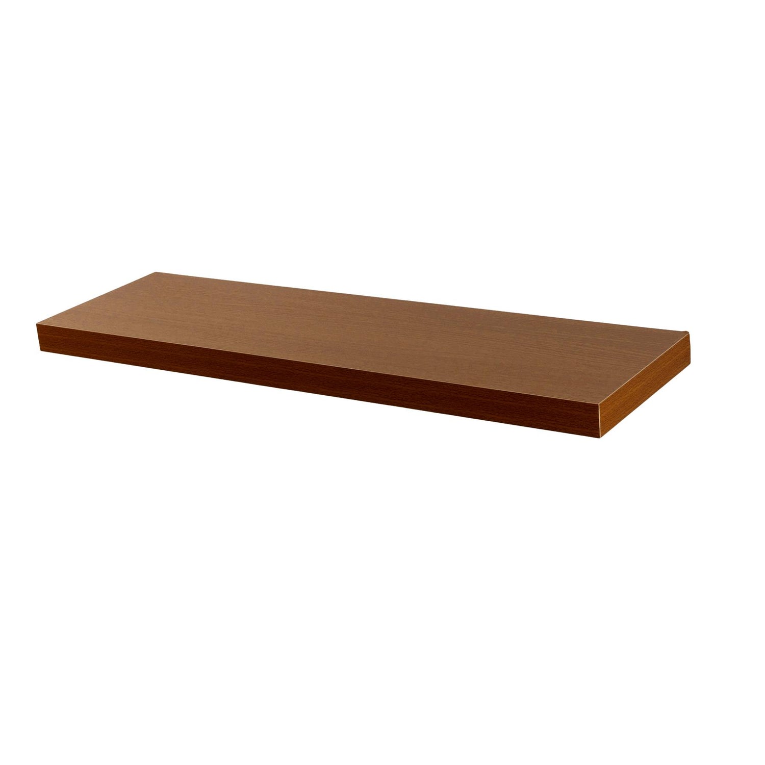 80cm Walnut Modern Floating Shelf