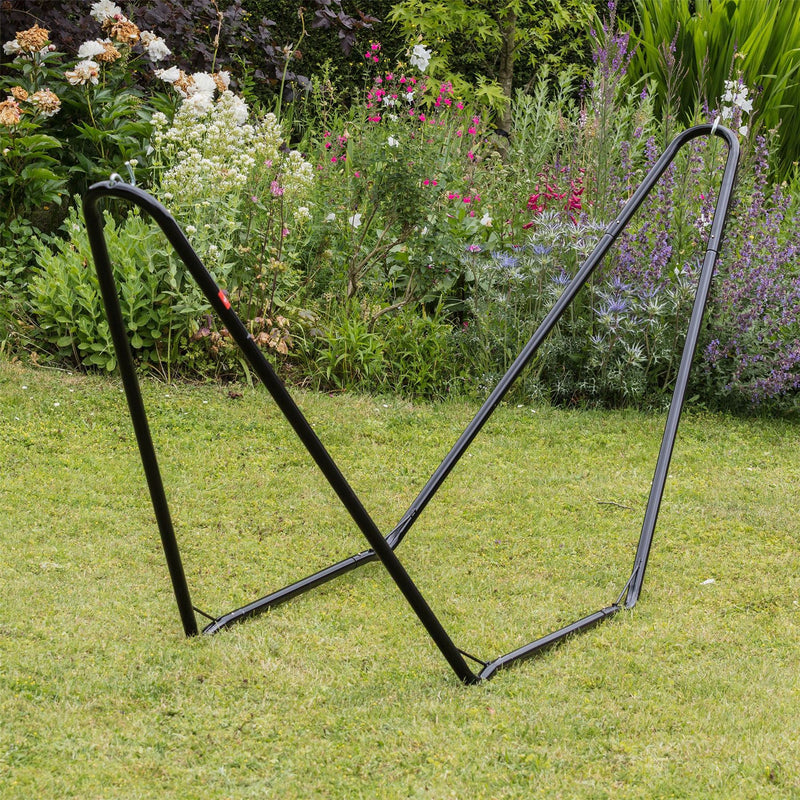 Harbour Housewares Garden Camping Hammock Metal Frame