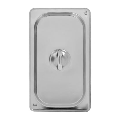 Stainless Steel Gastronorm Container Lid - 1/4