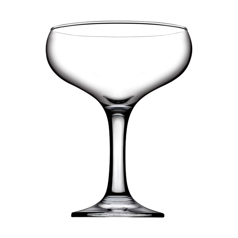 280ml Bistro Glass Champagne Saucer - By Pasabahce