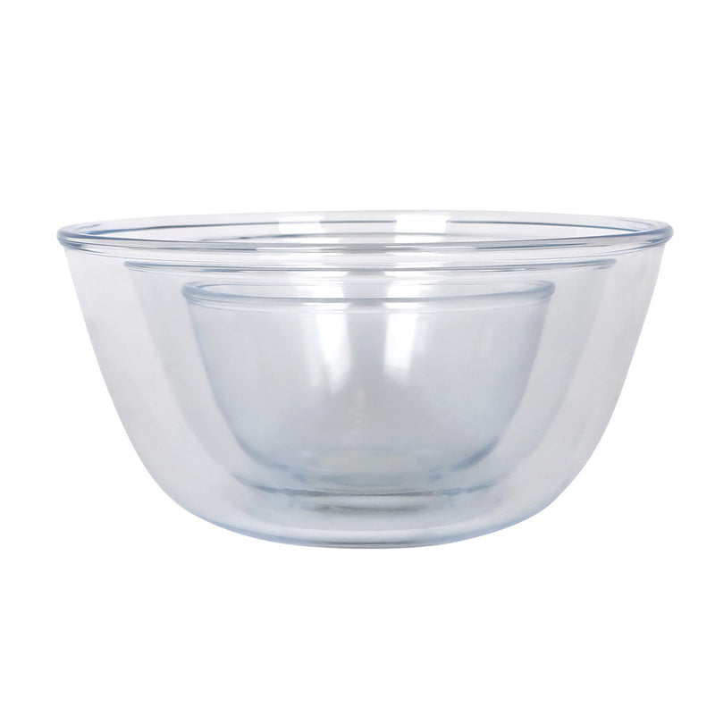 Glass Mixing Bowl Set - 3 Sizes