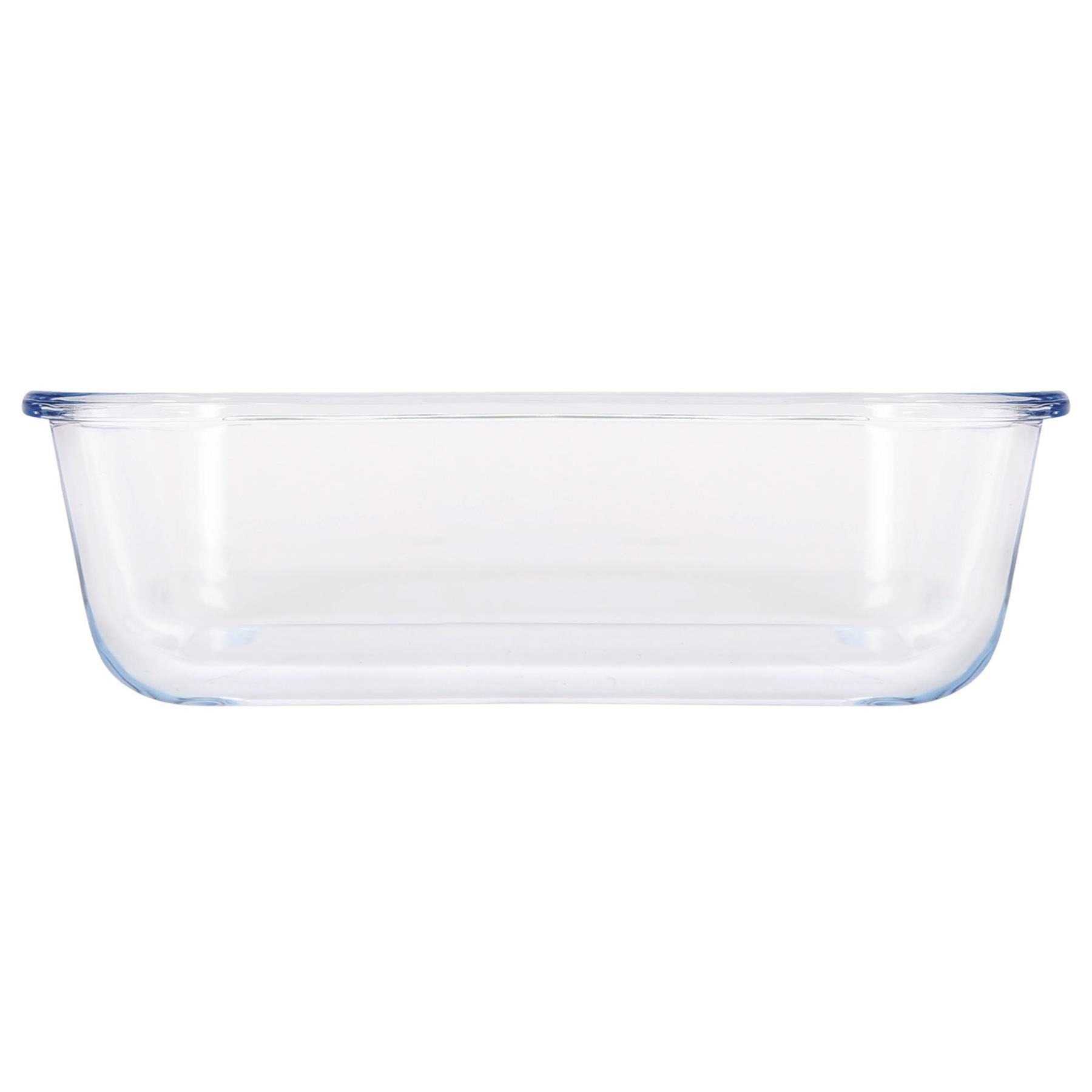 Rectangular Glass Cake Dish - 22cm x 16.5cm