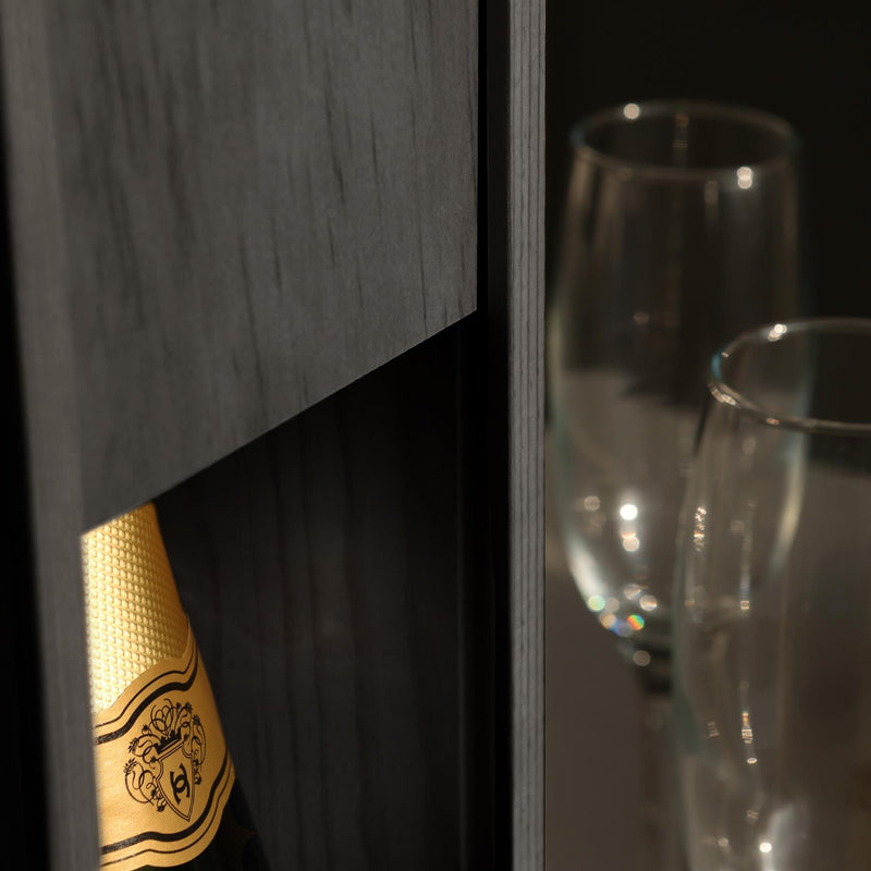 Single Bottle Wooden Champagne Wine Box - By Harbour Housewares