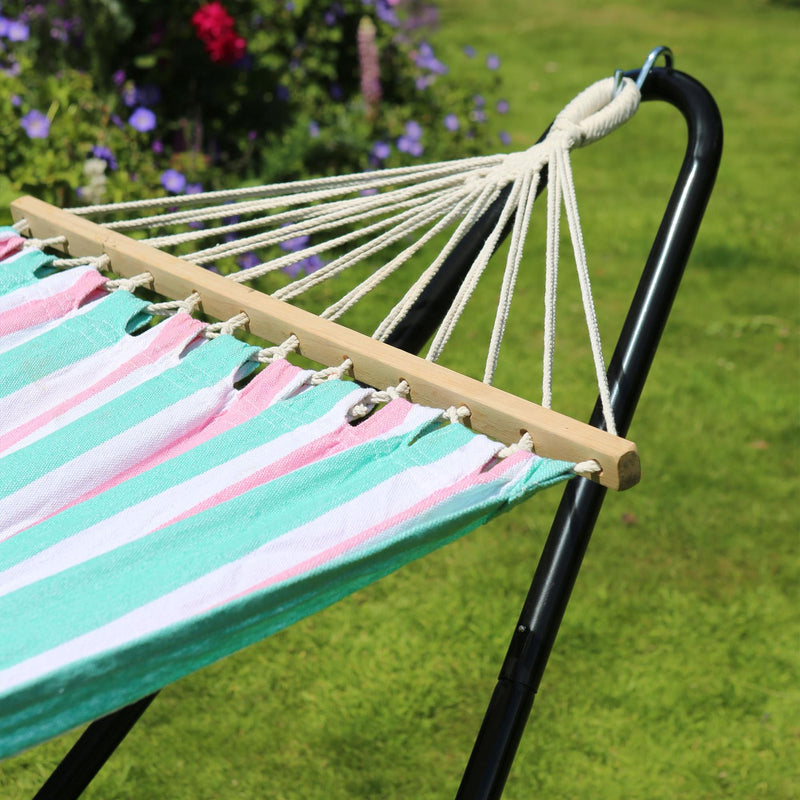 Harbour Housewares Garden Camping Hammock Metal Frame