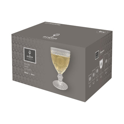 310ml Amore Ribbed Wine Glass