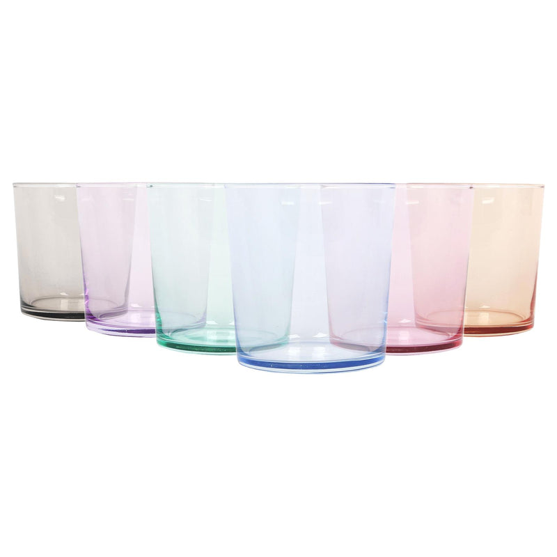 Full Colour 345ml Bodega Glass Tumbler - By LAV