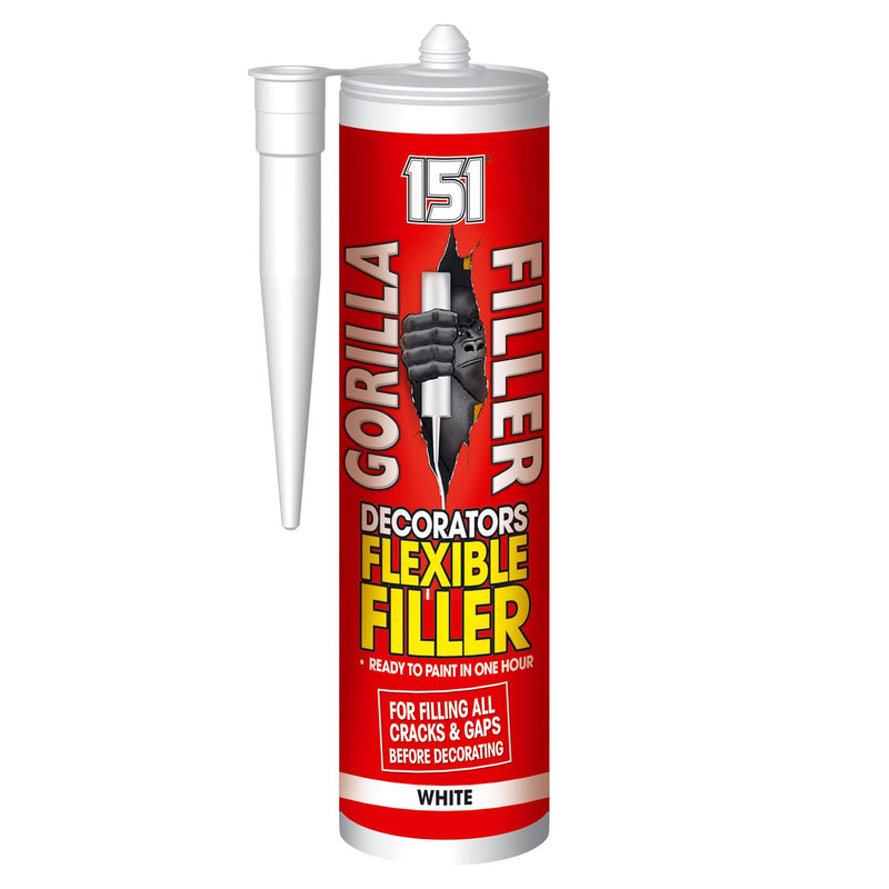 Gorilla Filler Decorators Flex Filler - 280ml - White - By 151