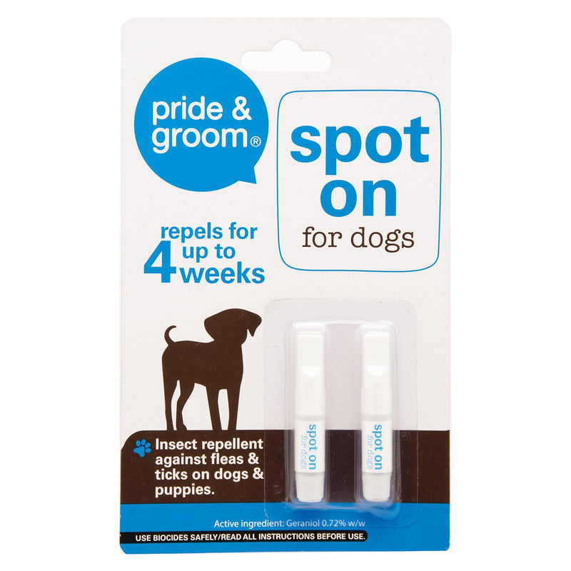 Spot On Flea & Tick Treatment for Dogs - By Pride & Groom