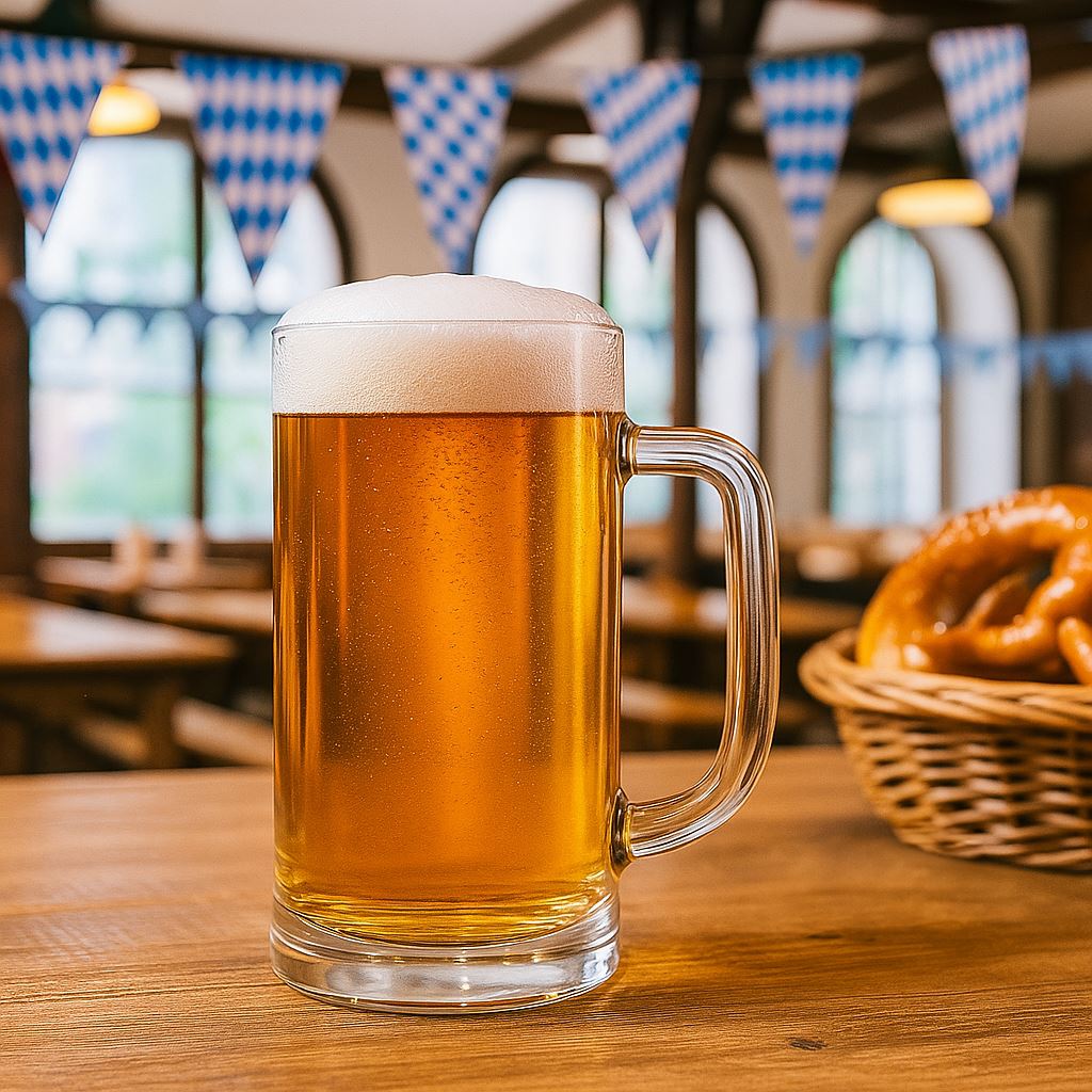 540ml Glass Pint Beer Mug