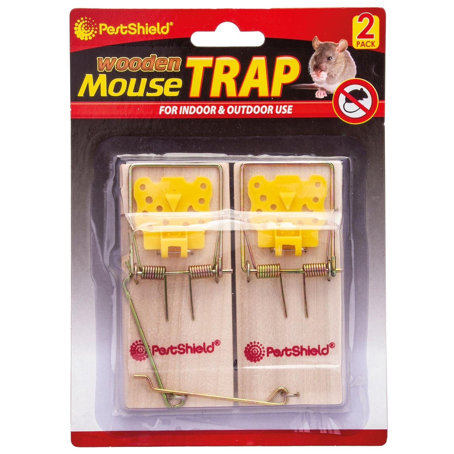 Wooden Mouse Traps - Pack of 2 - By PestShield