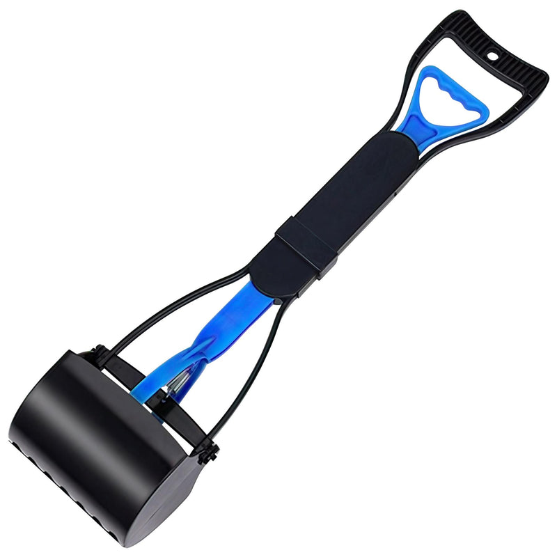 Long Handle Pooper Scooper - 60cm - Blue