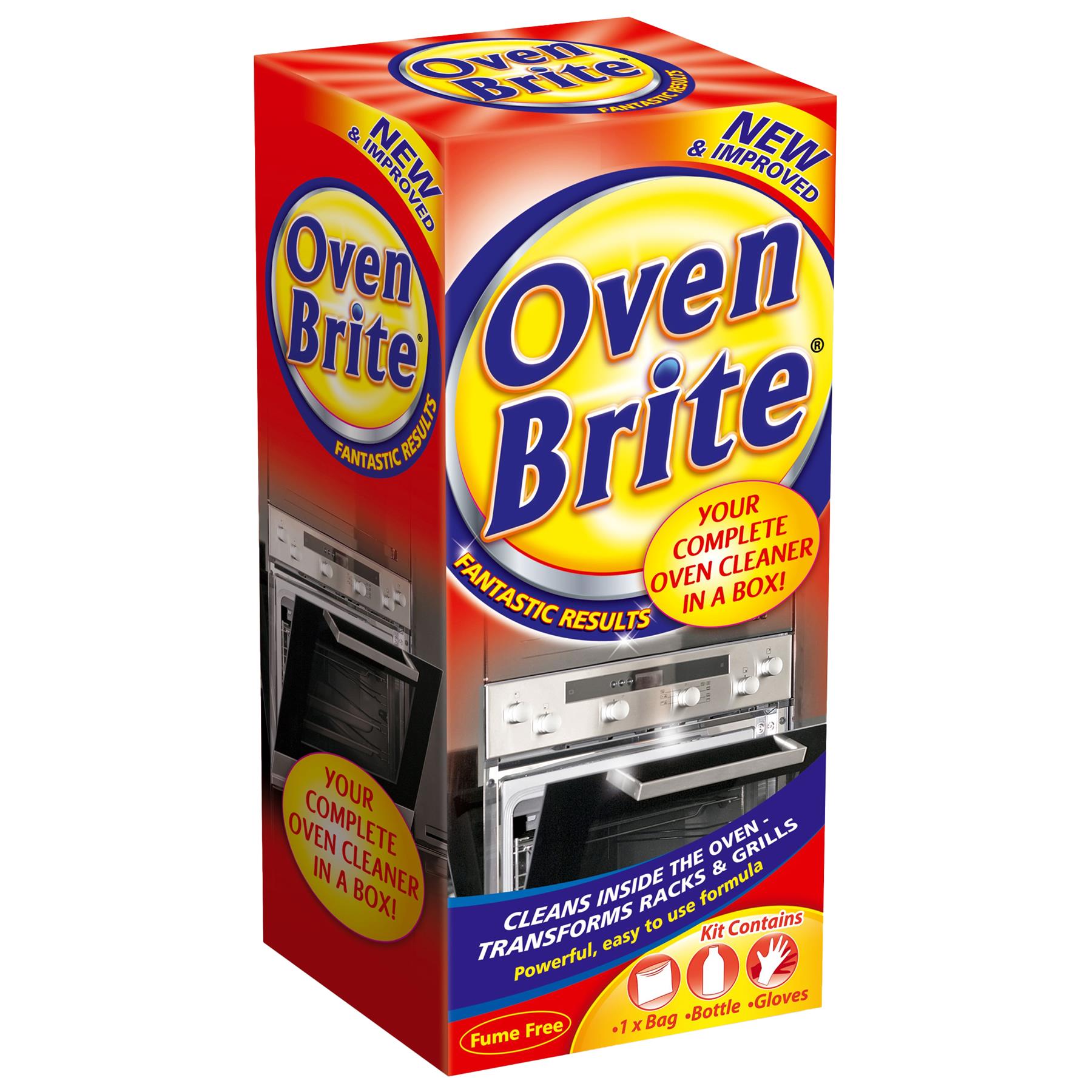 3pc Oven &amp; Grill Cleaner Set - By Oven Brite