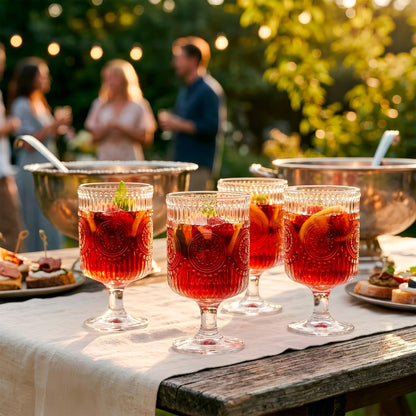 270ml Amore Ribbed Wine Glass