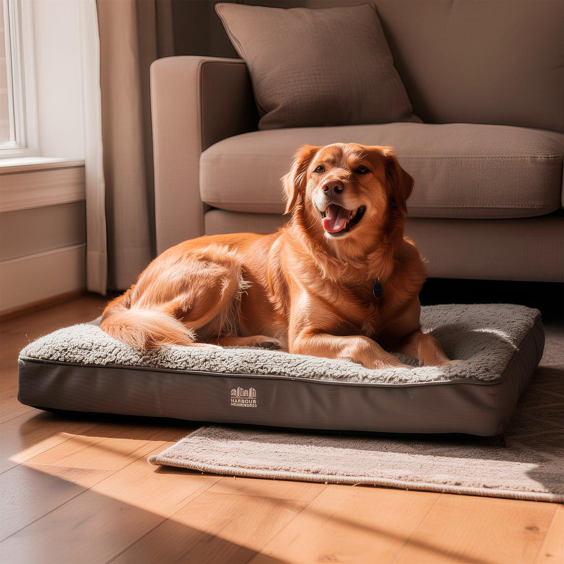 Waterproof Dog Bed - Medium - Grey