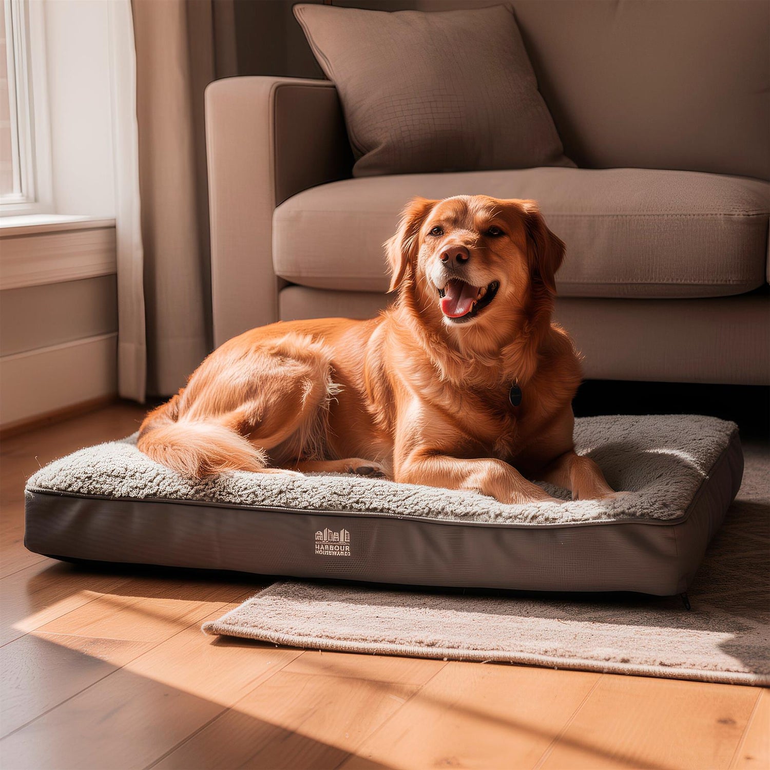 Waterproof Dog Bed - Medium - Grey