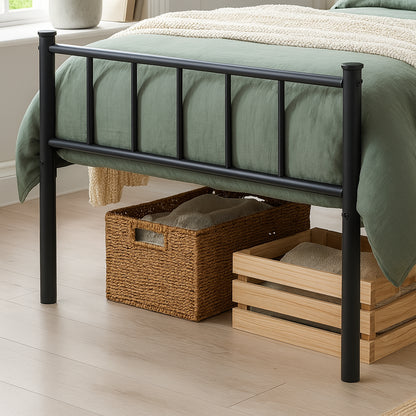 3ft Single Metal Bed Frame - Black