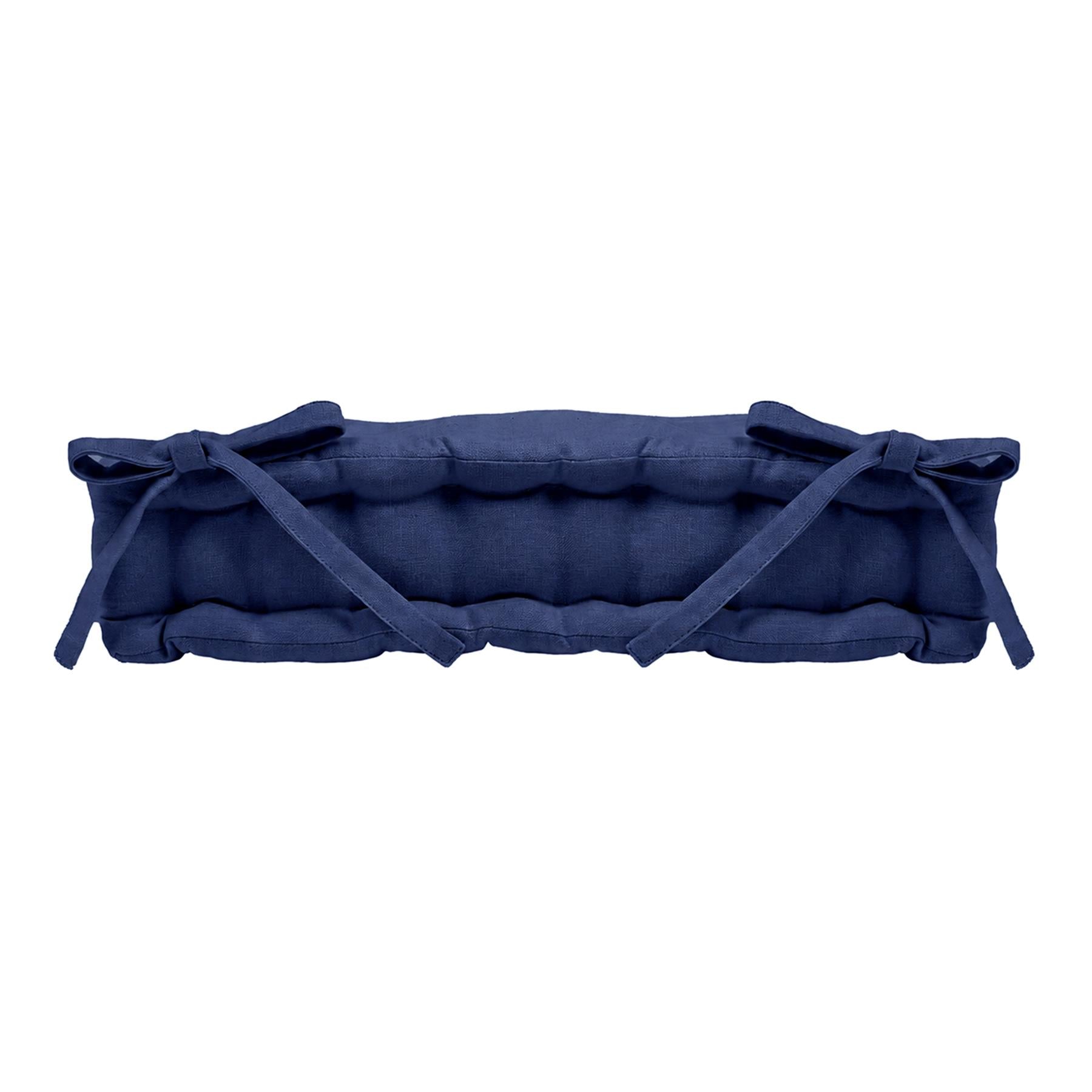 Deluxe Square Seat Pad - 40 x 40cm - Navy
