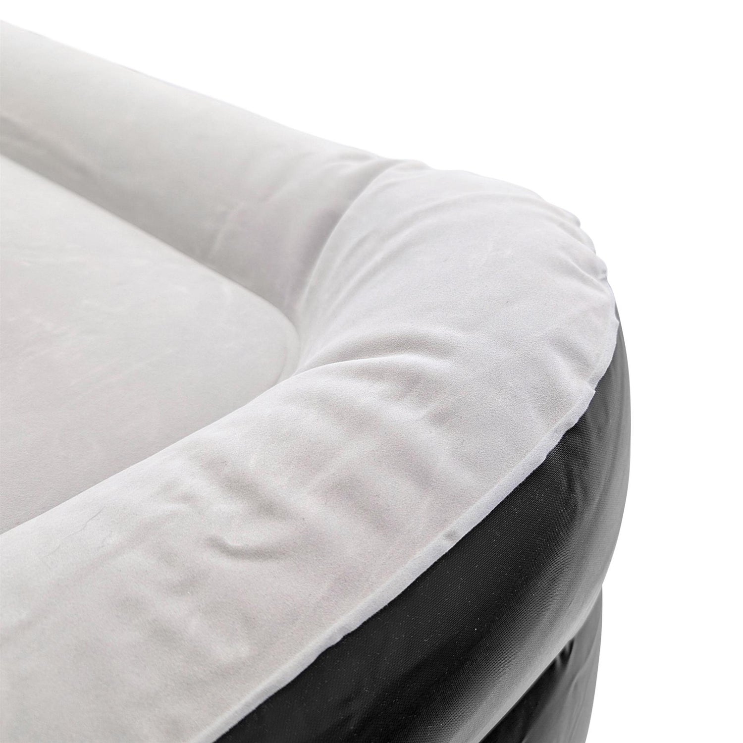 Double Airbed with Removable Electric Pump - Black/Grey
