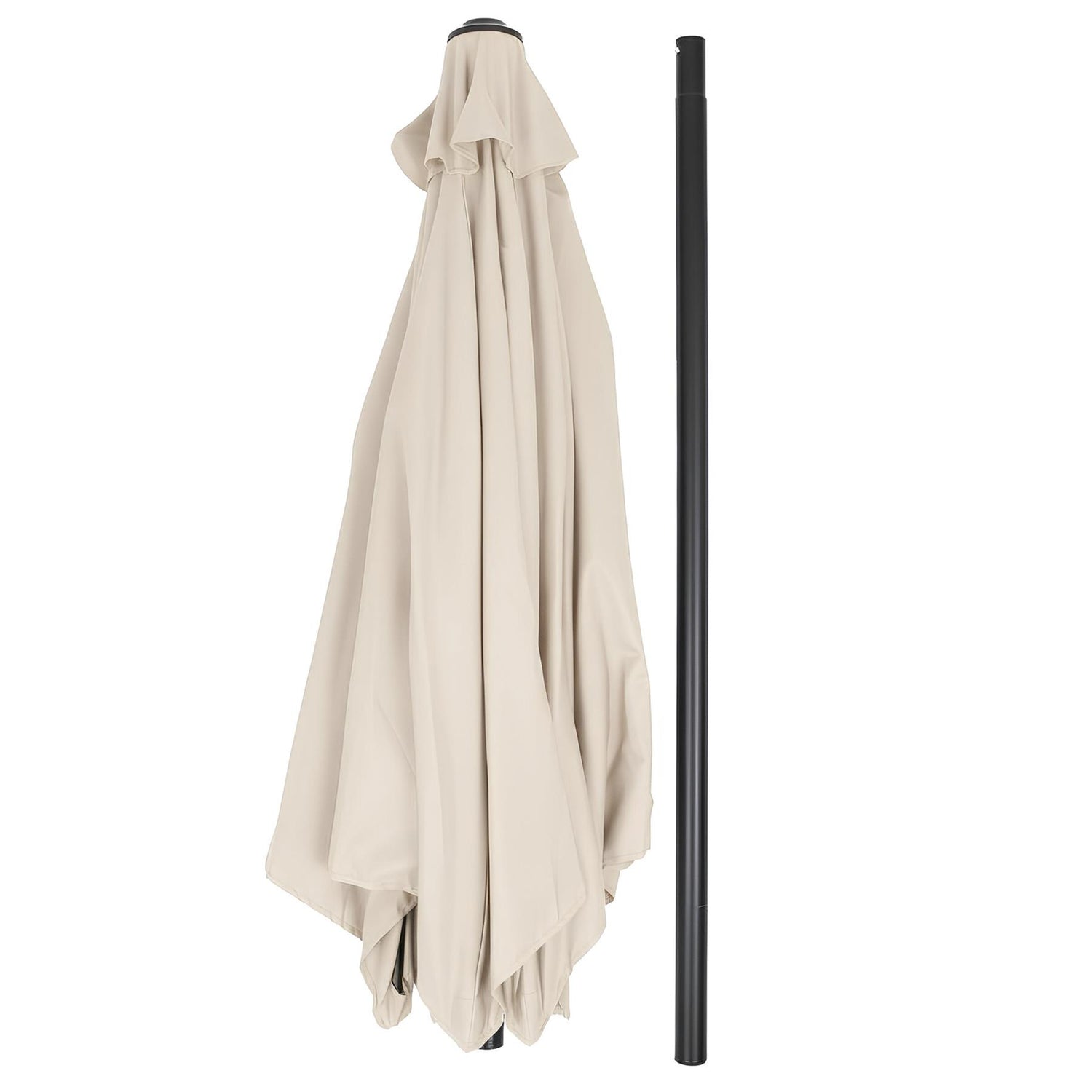2.7M Tilting Garden Parasol - Natural