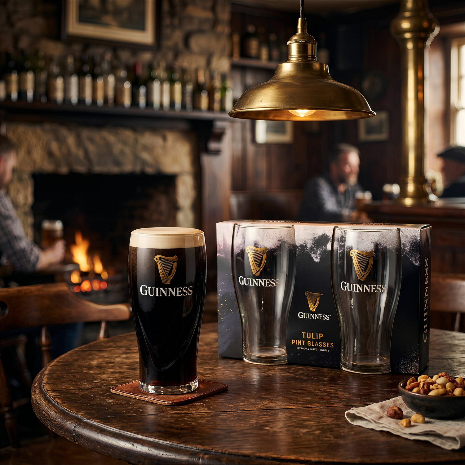 Guinness Tulip Pint Glass