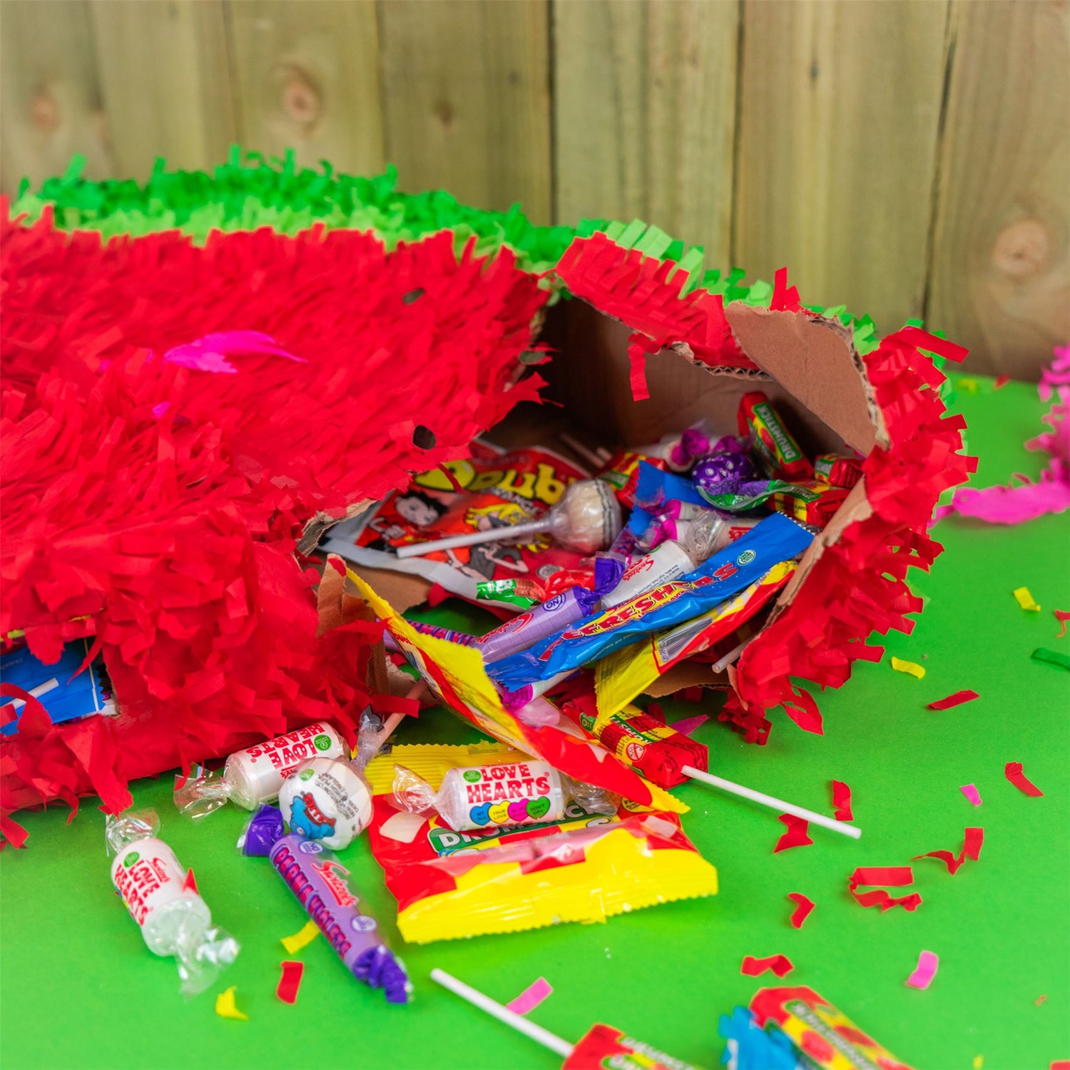 Watermelon Pop-Out Pinata with Blindfold