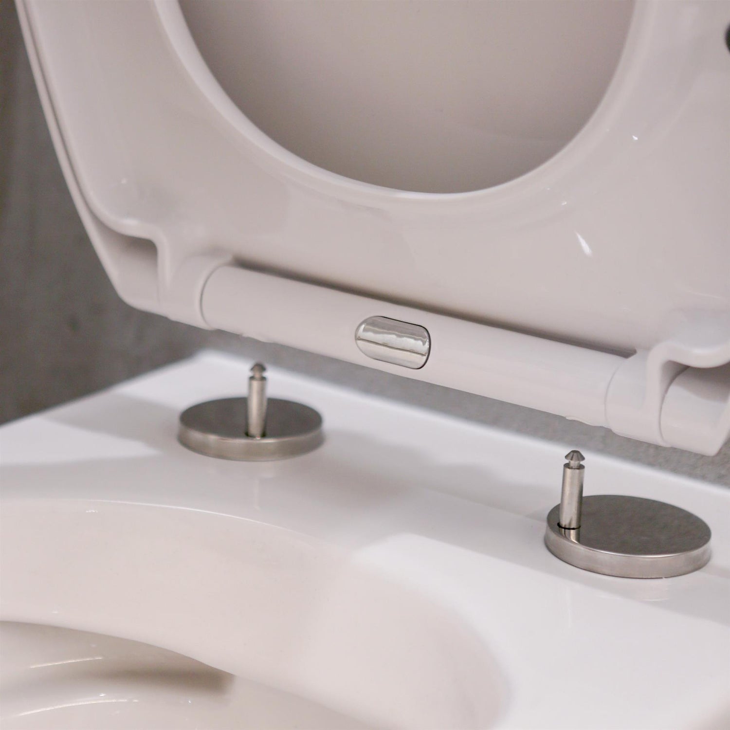 Universal Quick Release Toilet Seat Fittings - Chrome - Pack of 2