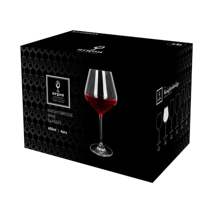 650ml Knightsbridge Crystal Red Wine Glass
