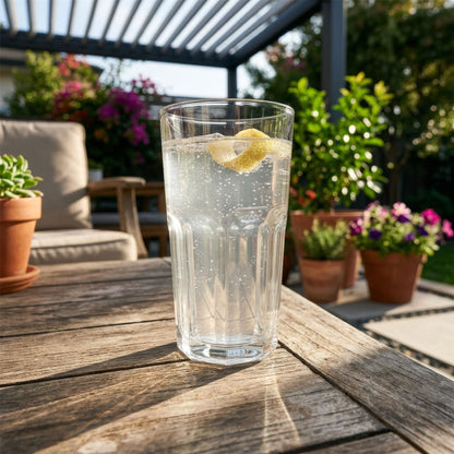 400ml Panelled Highball Glass