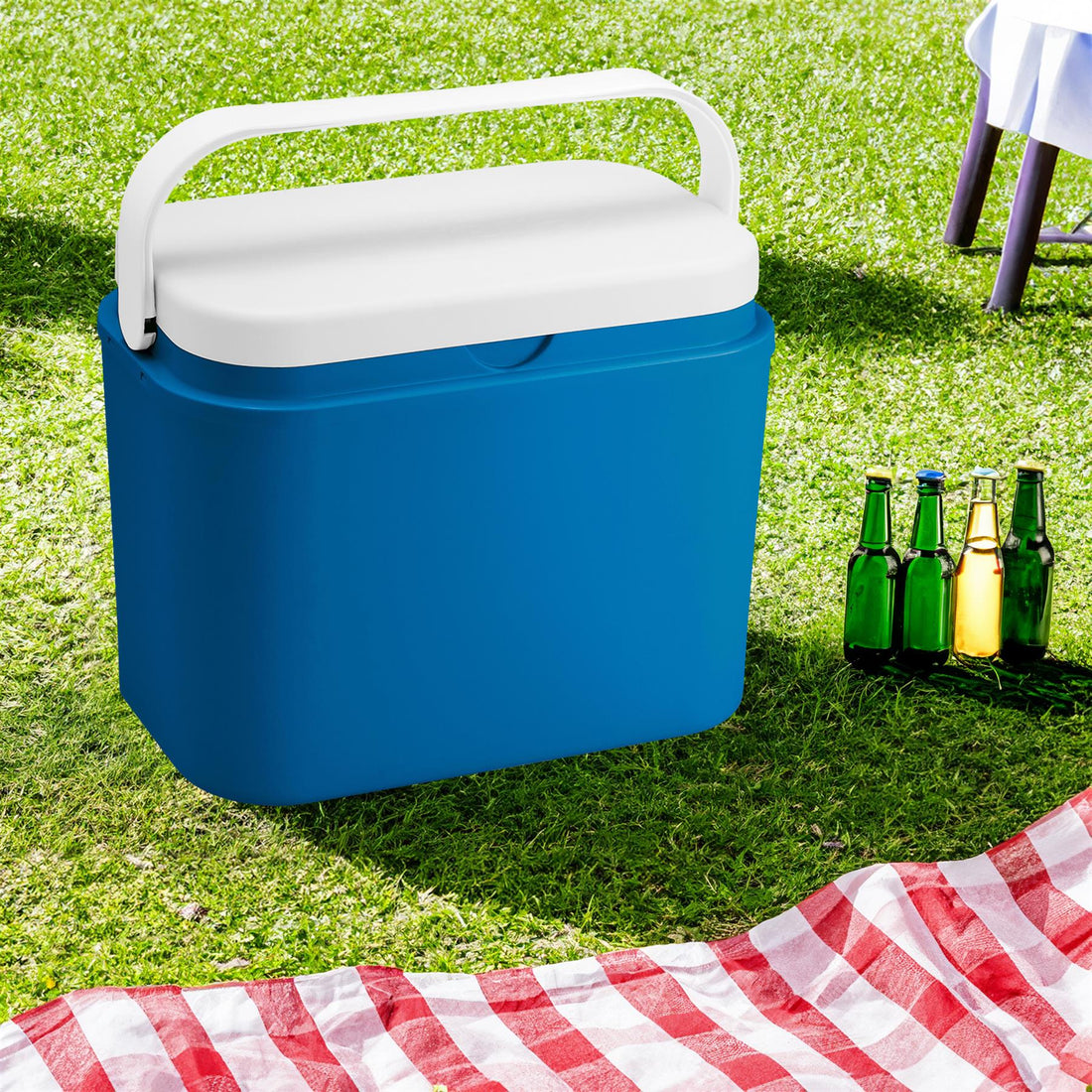 24L 12V Electric Cool Box - Blue