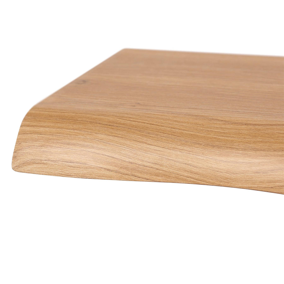 Wooden Live Edge Floating Shelf - 80cm - Light Oak