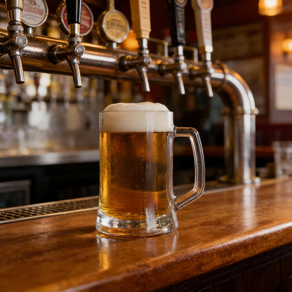 510ml (17oz) Southwark Glass Beer Mug