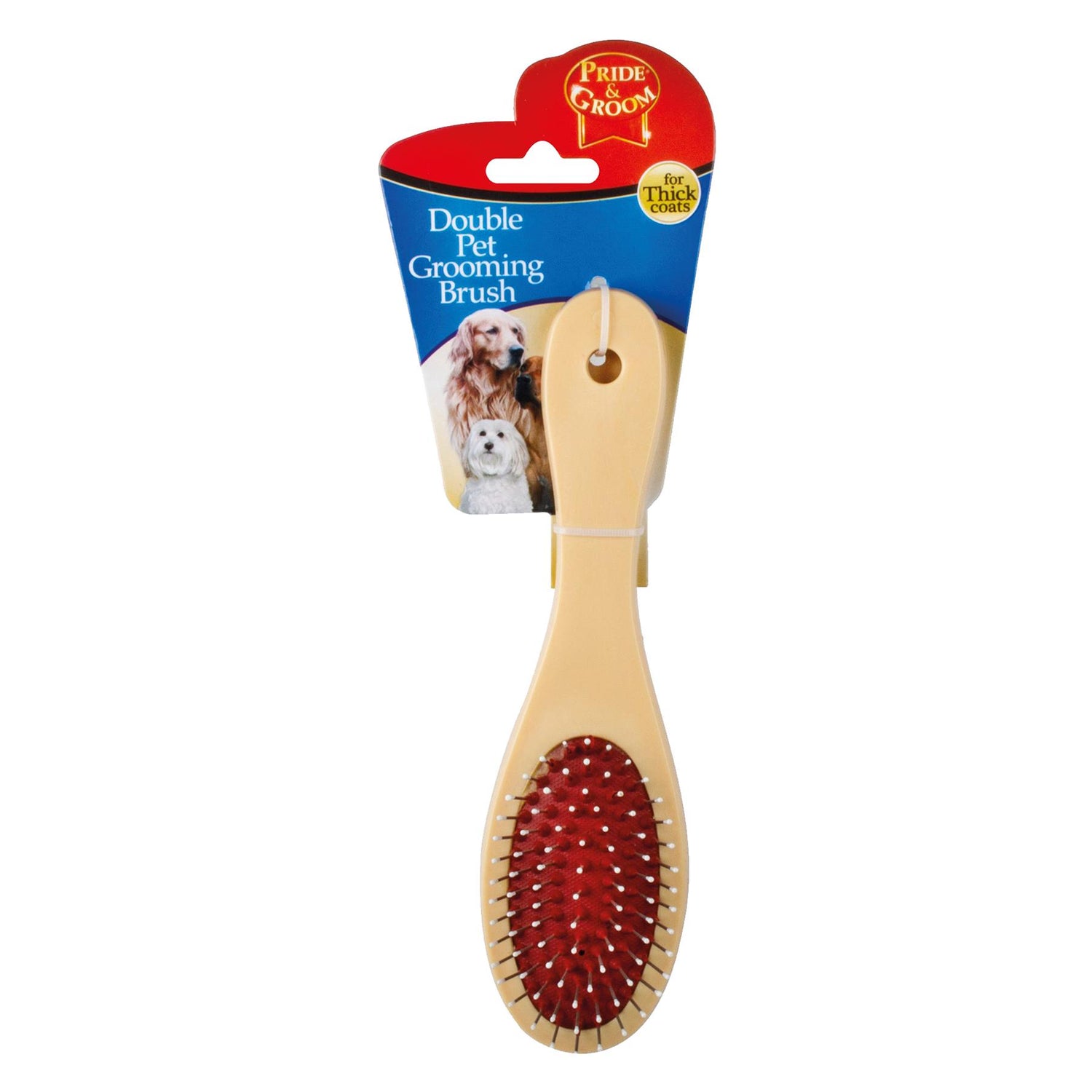 Double-Sided Slicker Brush for Dogs - By Pride &amp; Groom