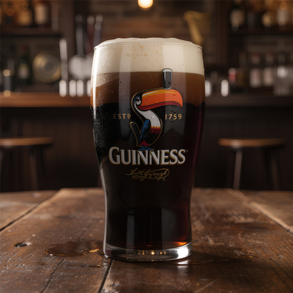 Guinness Toucan Pint Glass