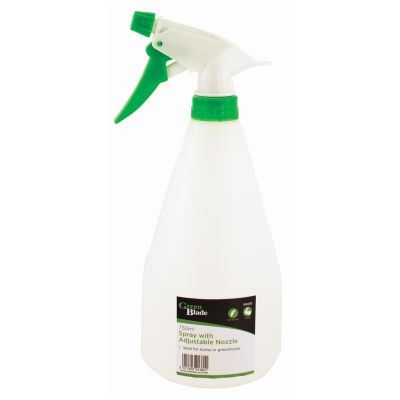 White 750ml Garden Sprayer &amp; Adjustable Nozzle - By Green Blade