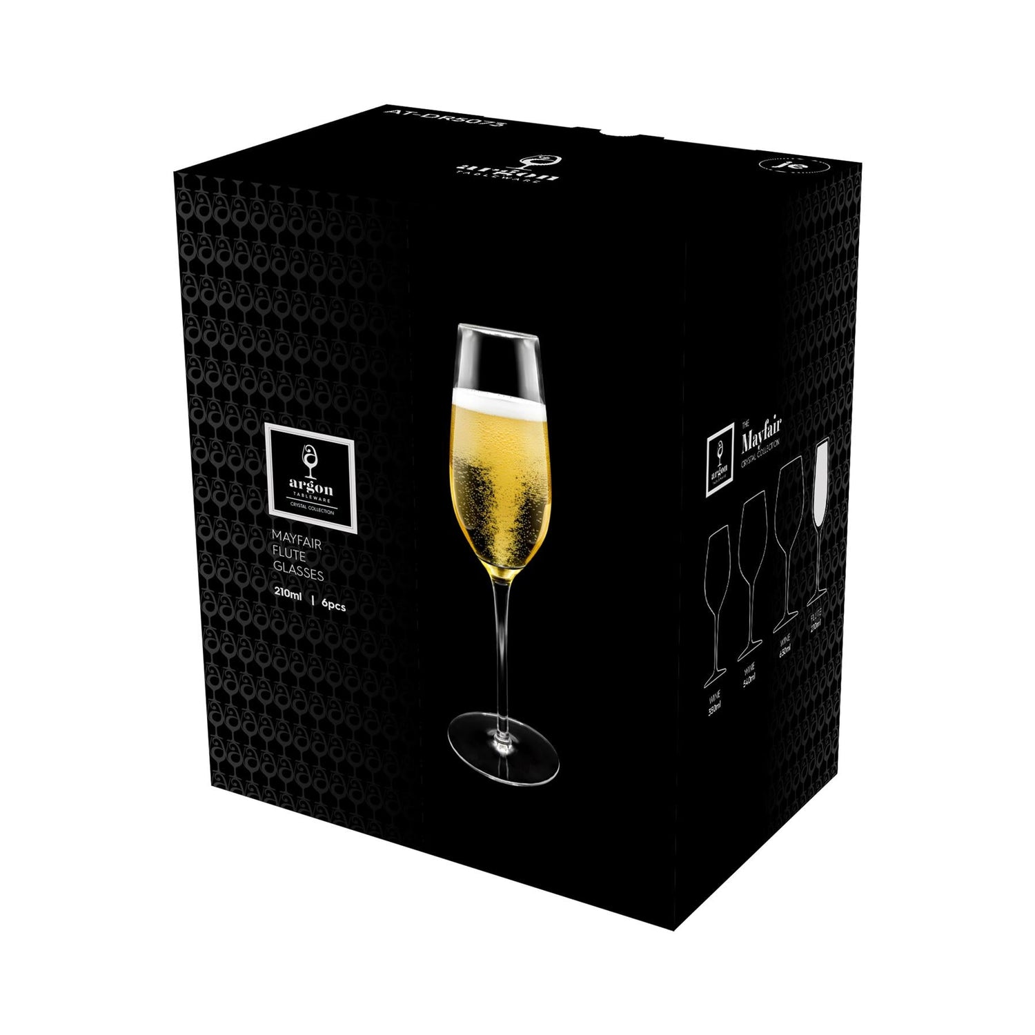 210ml Mayfair Crystal Champagne Flute