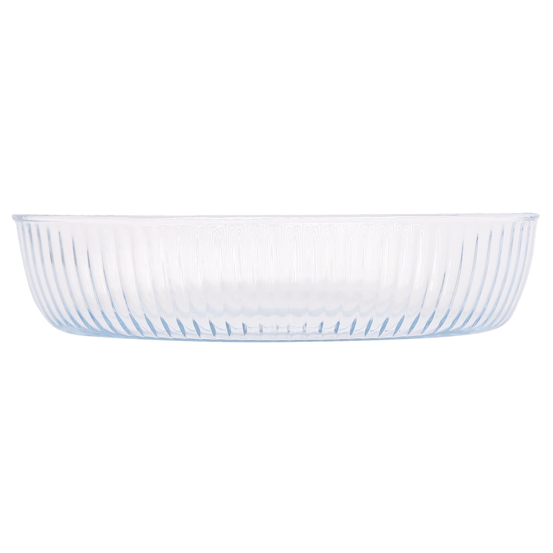 Optical Oval Glass Oven Dish - 35cm x 24cm