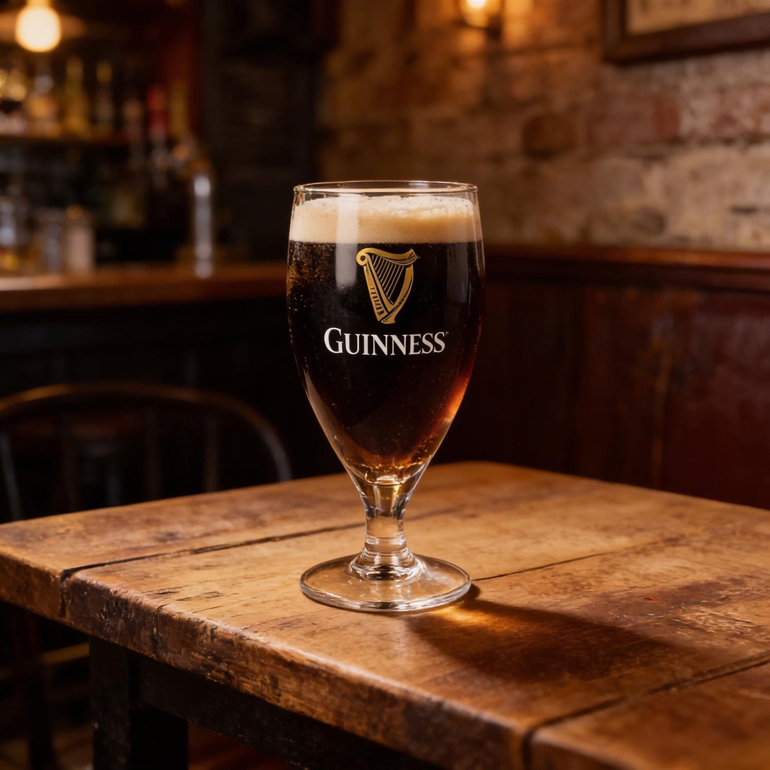 Guinness Stemmed Half Pint Glass