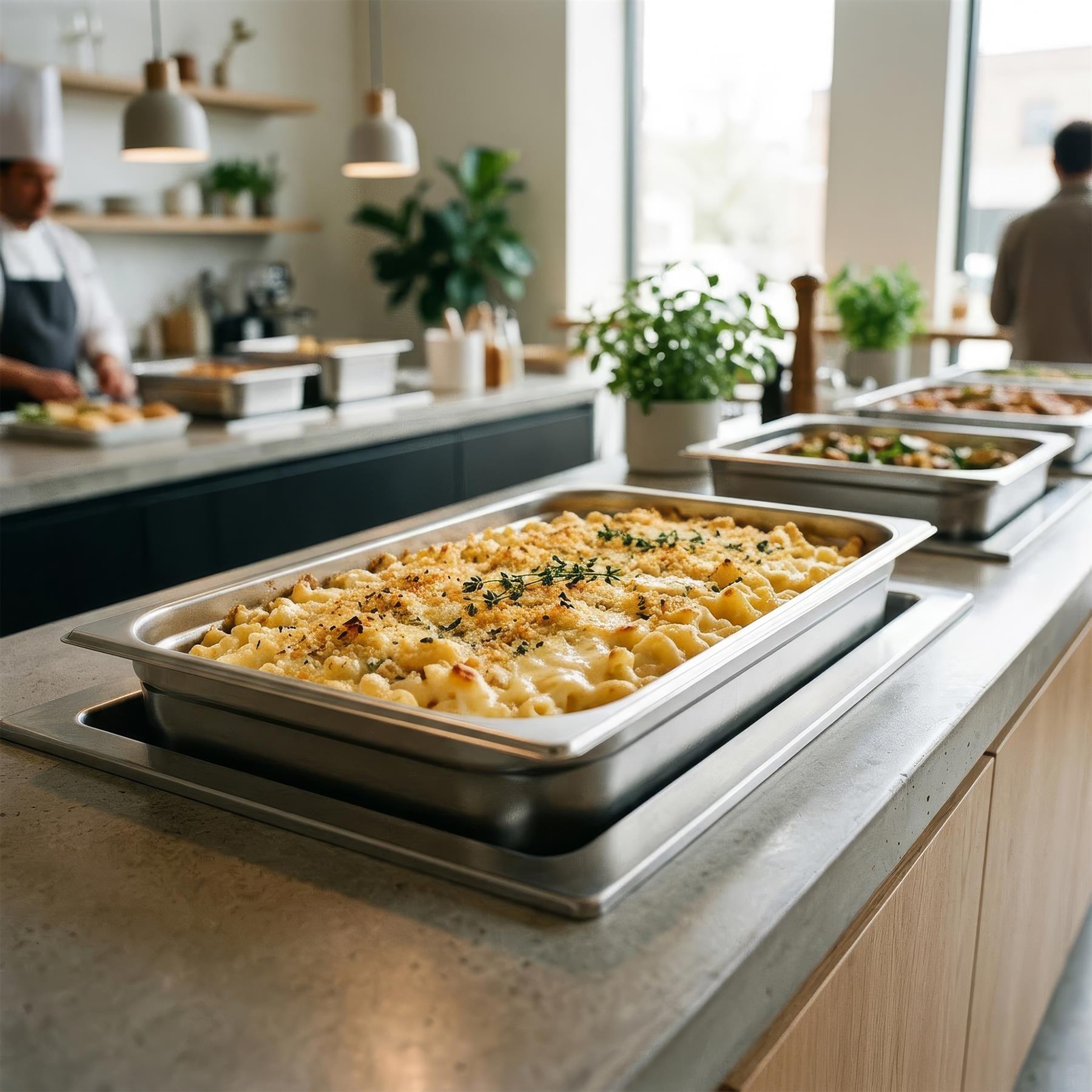 Stainless Steel Gastronorm Container - 1/1 200mm - 25L