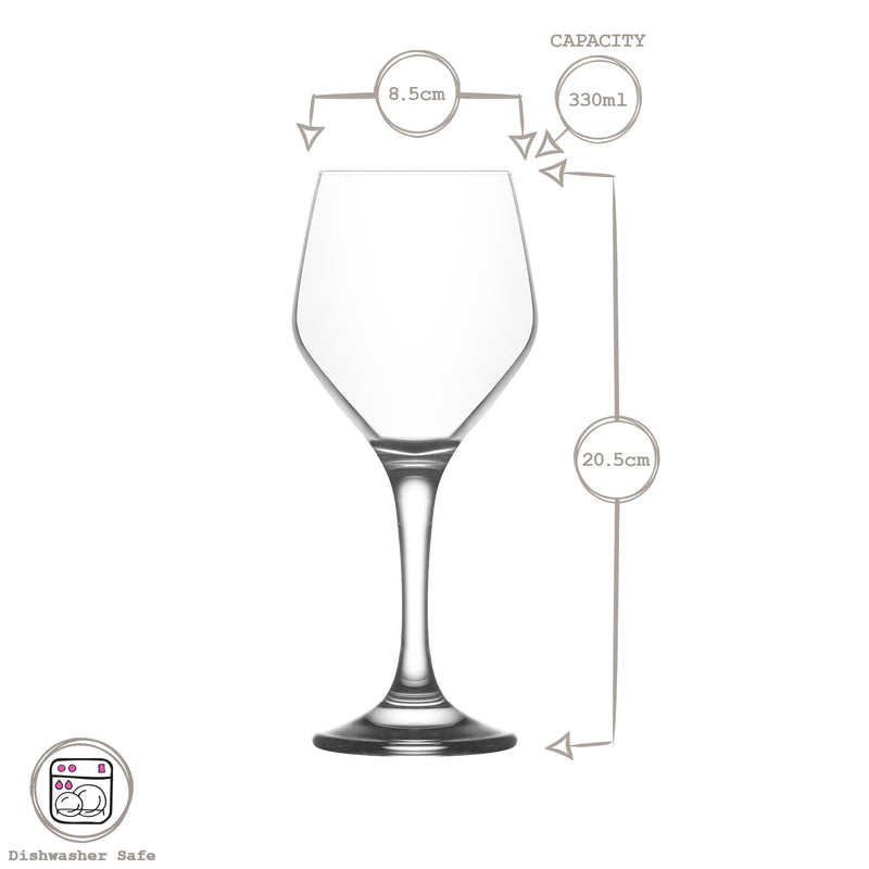 260ml Ella White Wine Glass - By LAV