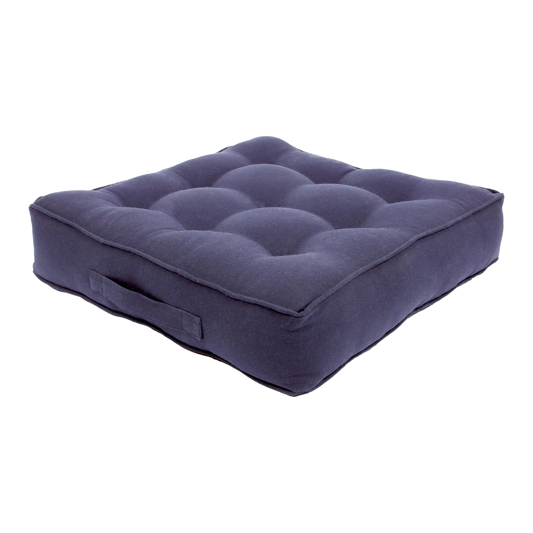 Square Armchair Booster Cushion - 50 x 50cm - Navy