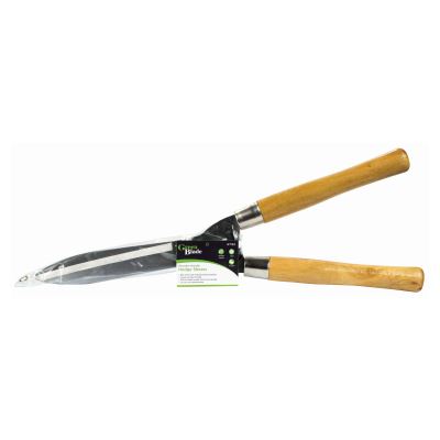 Steel Hedge Shears & Wooden Handle - 50cm - By Green Blade