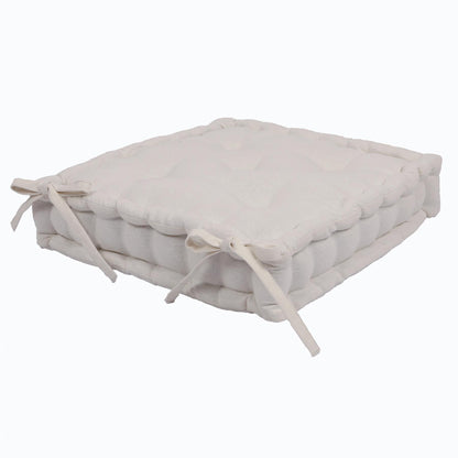 Deluxe Square Seat Pad - 40 x 40cm - Cream