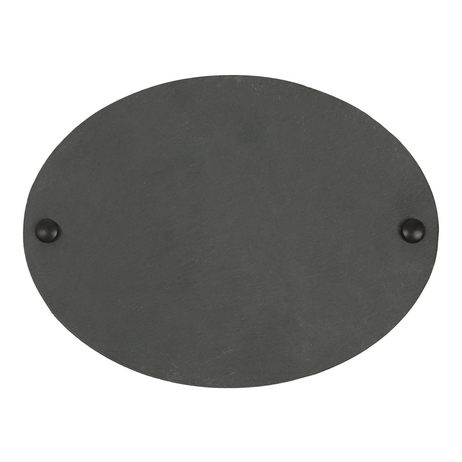 Linea Oval Blank Slate House Sign - 20cm x 15cm