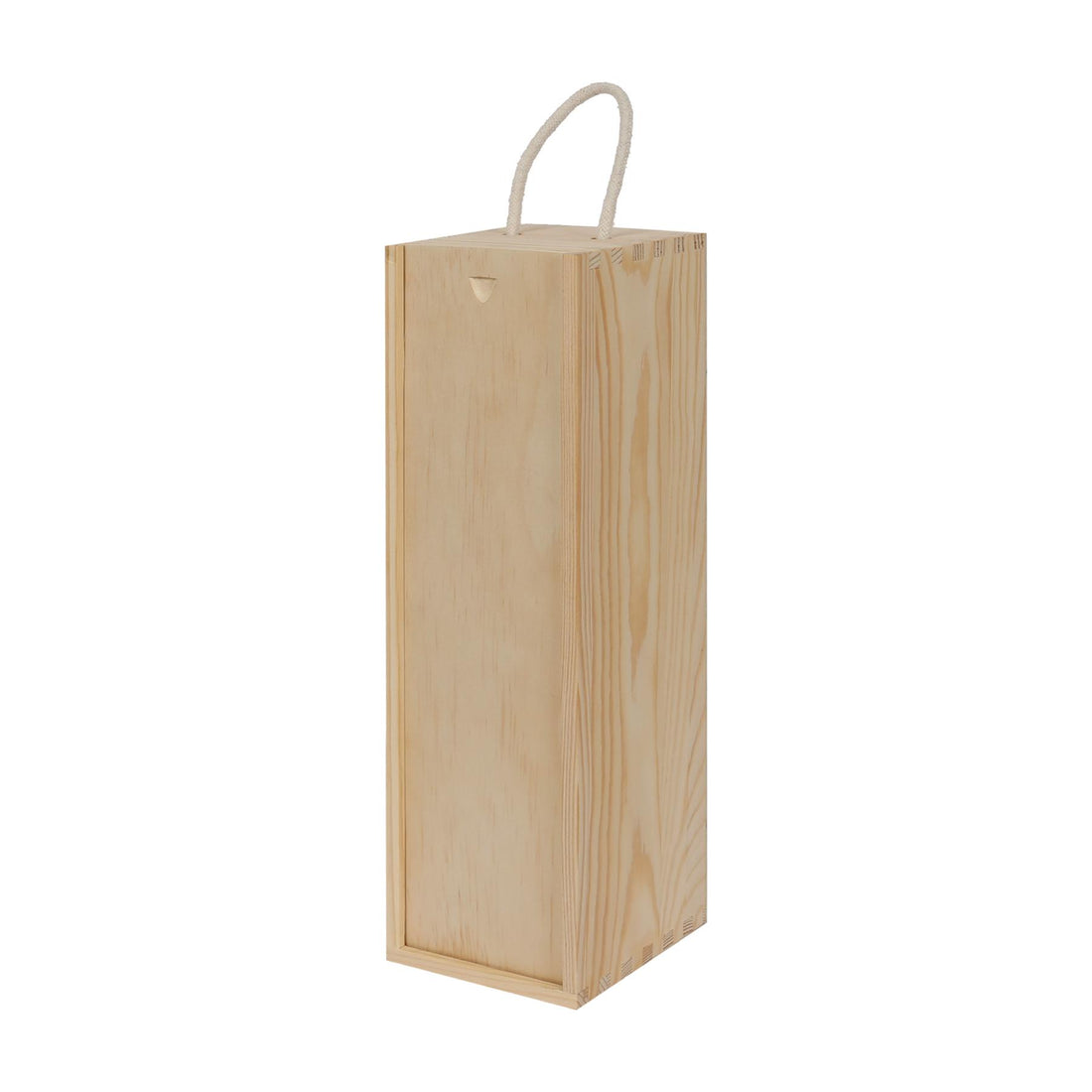 Single Bottle Wooden Wine Box - By Harbour Housewares