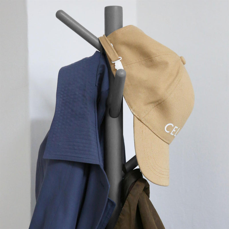 Free-Standing Wooden Coat Rack