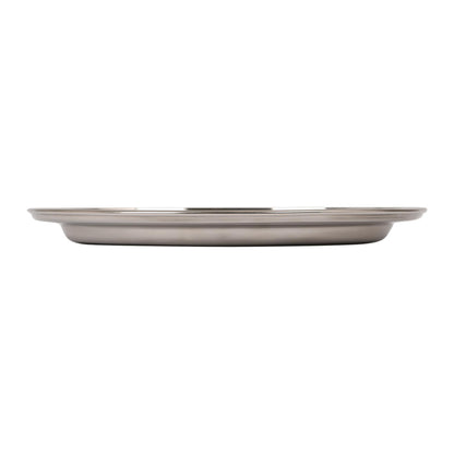 Oval Stainless Steel Serving Tray - 20 x 15cm