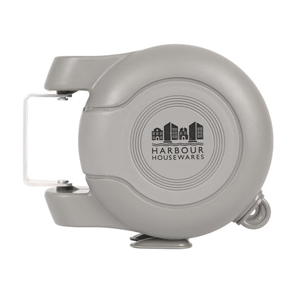 2 x 15M Retractable Dual Cord Washing Line - Grey